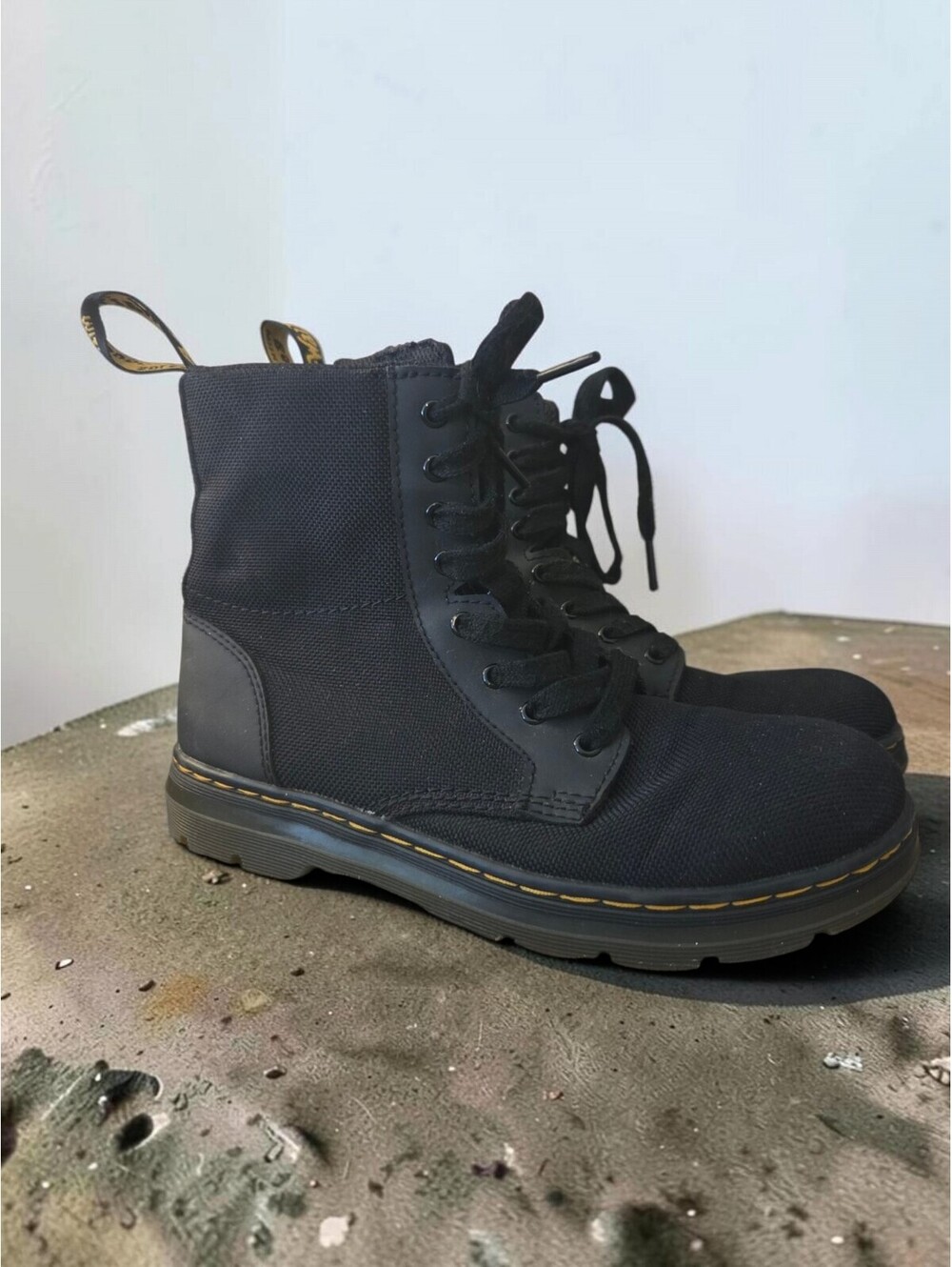 Dr. Martens Combs Junior Size 3 Poly boots
